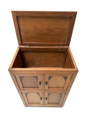 Art Deco Amsterdamse School Cabinet with Four Doors, 1930s